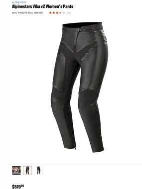 Alpinestars Vika V2 Leather Pants